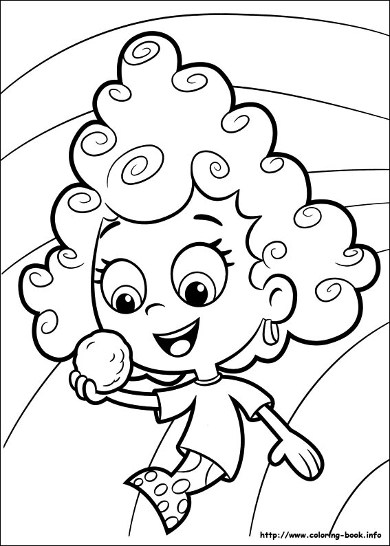 Plansa de colorat cu Bubble Guppies 104 7